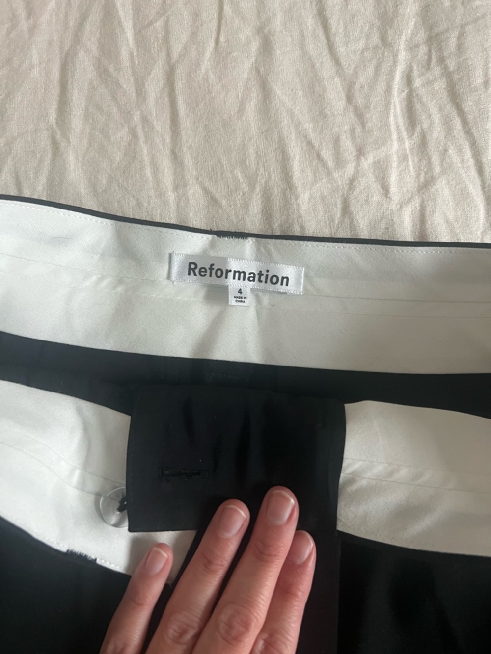 Reformation Alex Straight-Leg Pant - Picture 6 of 6